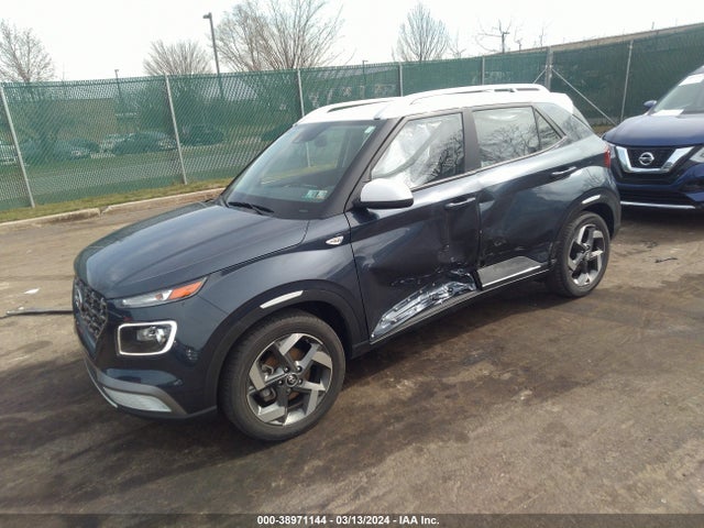 Hyundai Venue Denim 2021 KMHRC8A35MU115337 Image 2