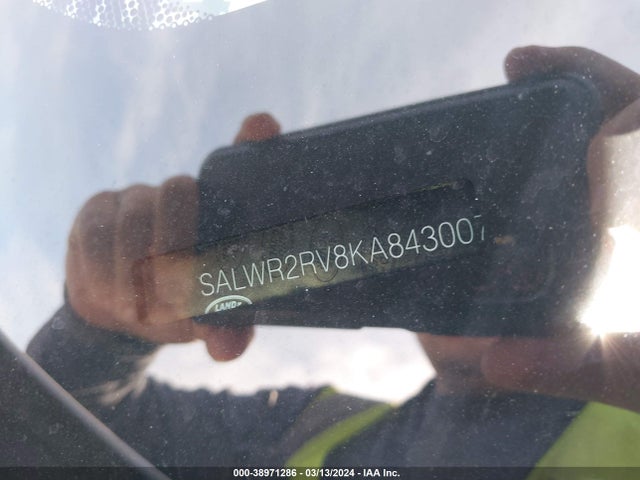 SALWR2RV8KA843007 Land Rover Range Rover Sport Hse