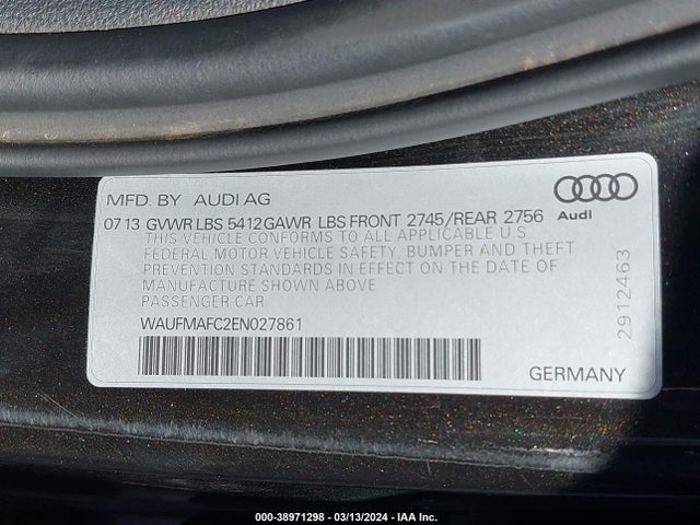 Audi A6 3.0 Tdi Premium Plus 2014 WAUFMAFC2EN027861 Image 9