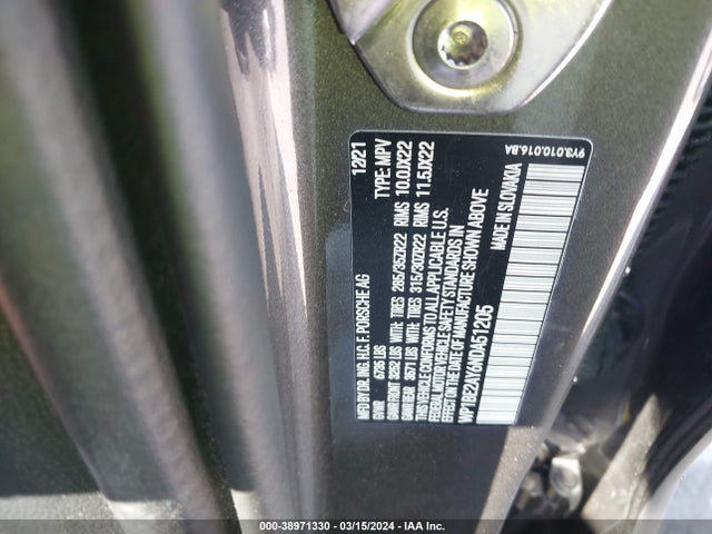 2022 PORSCHE CAYENNE E-HYBRID COUPE WP1BE2AY6NDA51205 Photo 8