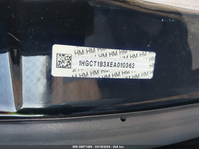 Honda Accord Lx-s 2014 1HGCT1B3XEA010362 Image 9