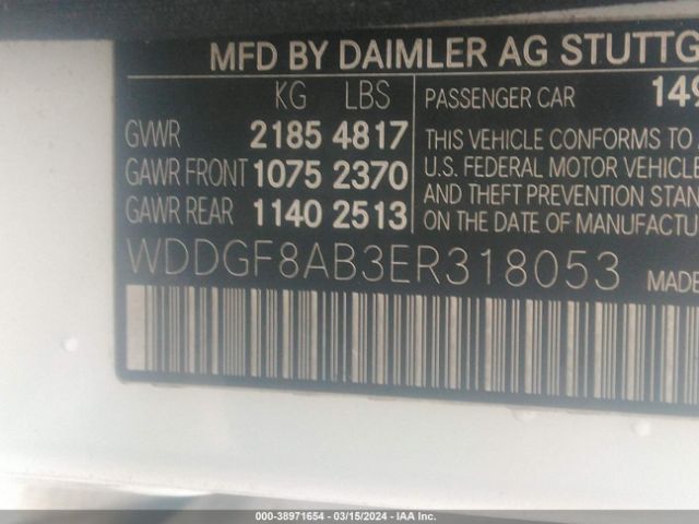 WDDGF8AB3ER318053 Mercedes-Benz C 300 Luxury 4matic/sport 4matic