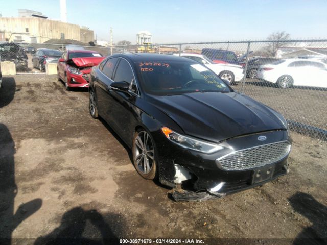 2020 Ford Fusion Titanium მანქანა იყიდება აუქციონზე, vin: 3FA6P0K93LR175886, აუქციონის ნომერი: 38971679