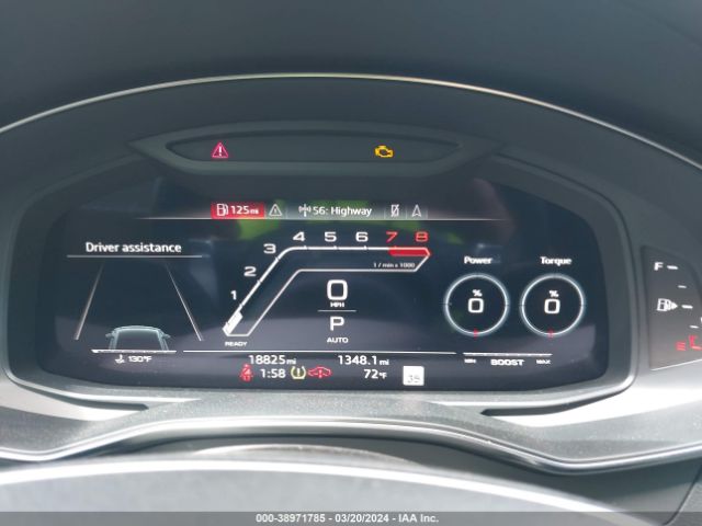 WUAPCBF27PN901215 Audi Rs 7 Sportback Tfsi Quattro Tiptronic