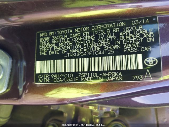 JTKKUPB47E1044125 Scion XD