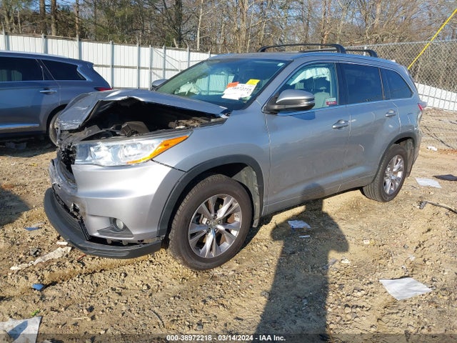 Toyota Highlander Xle V6 2014 5TDKKRFH4ES023144 Image 2
