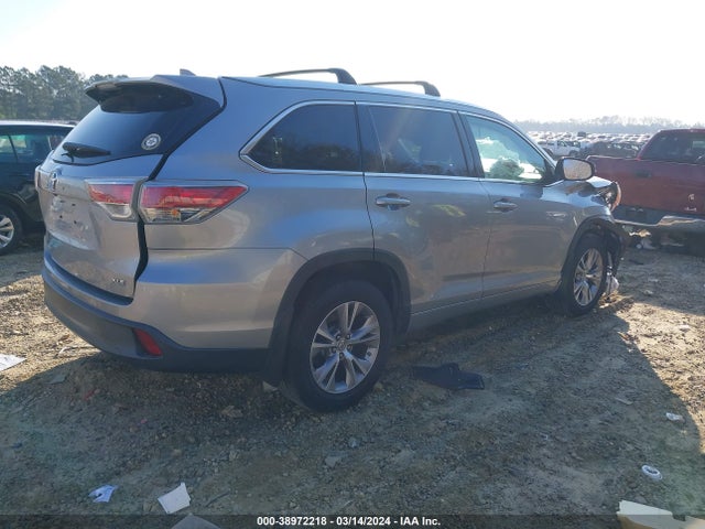 Toyota Highlander Xle V6 2014 5TDKKRFH4ES023144 Image 4