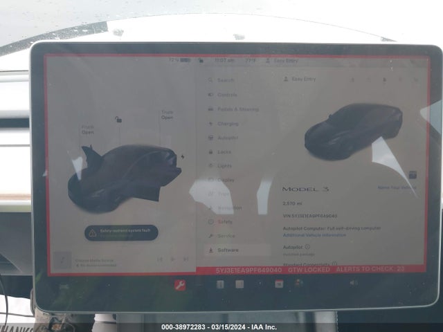 2023 TESLA MODEL 3 5YJ3E1EA9PF649040 Photo 6