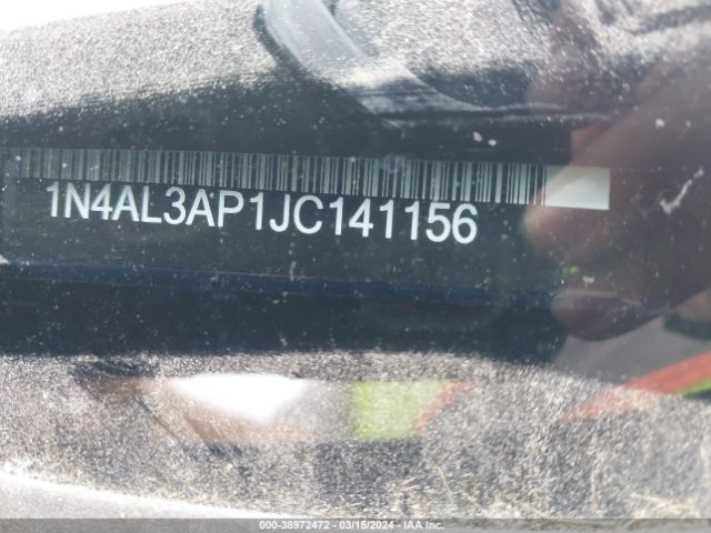 1N4AL3AP1JC141156 Nissan Altima 2.5 Sr