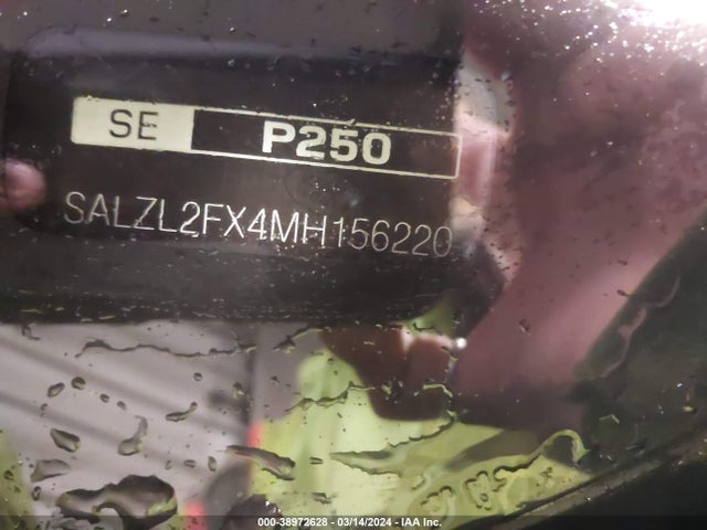 SALZL2FX4MH156220 Land Rover Range Rover Evoque R-dynamic Se