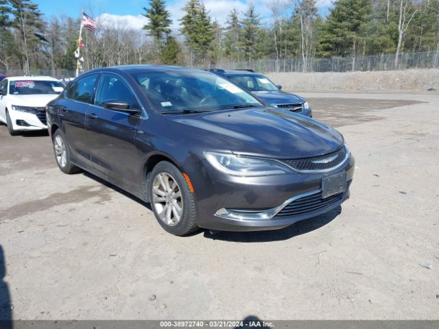 2015 Chrysler 200 Limited მანქანა იყიდება აუქციონზე, vin: 1C3CCCAB6FN682999, აუქციონის ნომერი: 38972740