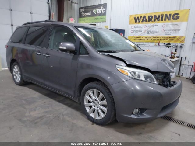 Продажа на аукционе авто 2015 Toyota Sienna Limited 7 Passenger, vin: 5TDDK3DCXFS105281, номер лота: 38972892