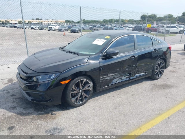 Honda Civic Sport 2019 2HGFC2F82KH587702 Image 2