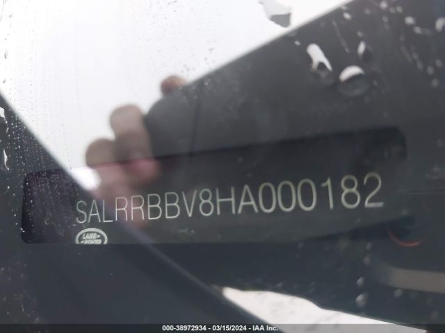 SALRRBBV8HA000182 Land Rover Discovery Hse