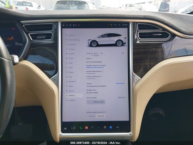 Tesla Model X 60d/70d/75d/90d 2016 5YJXCAE21GF028245 Image 19