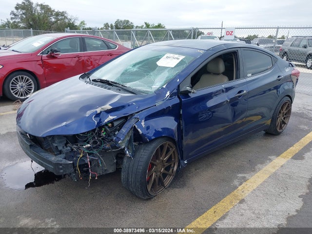 Hyundai Elantra Limited 2014 5NPDH4AE5EH484088 Image 2