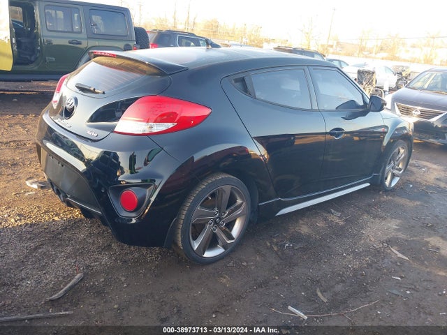 Hyundai Veloster Turbo W/black 2014 KMHTC6AE4EU211280 Image 4