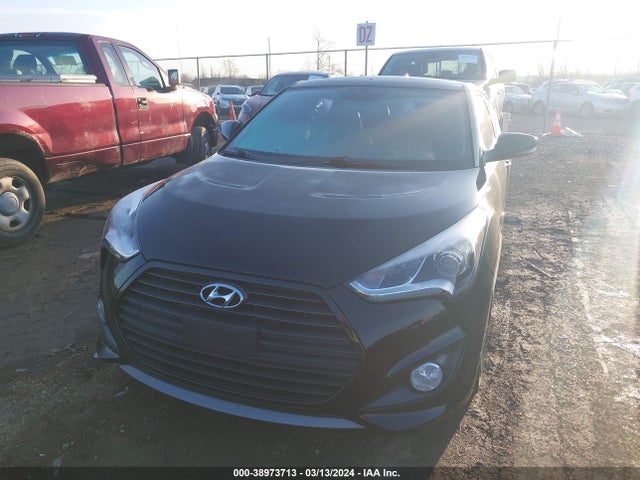 Hyundai Veloster Turbo W/black 2014 KMHTC6AE4EU211280 Image 6
