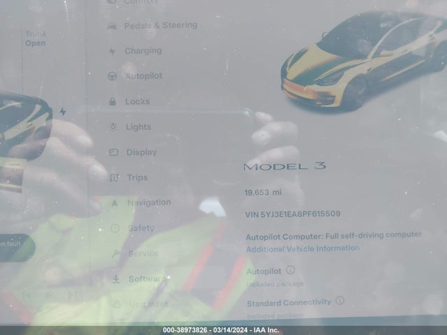 Tesla Model 3 Rear-wheel Drive 2023 5YJ3E1EA8PF615509 Image 7
