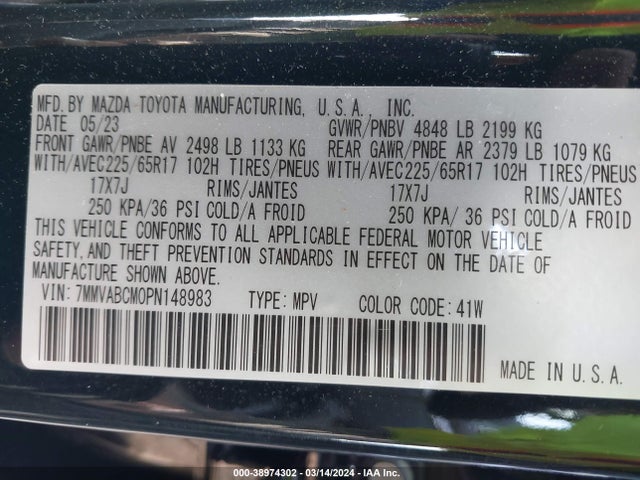 7MMVABCM0PN148983 Mazda Cx-50 2.5 S Preferred Plus