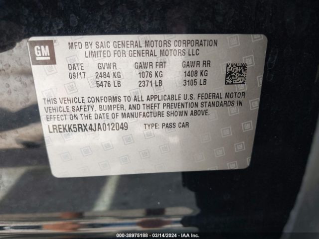 2018 CADILLAC CT6 PLUG-IN LREKK5RX4JA012049 Photo 8