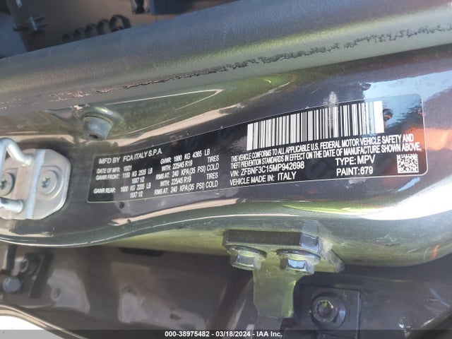 2021 FIAT 500X ZFBNF3C15MP942698 Photo 8