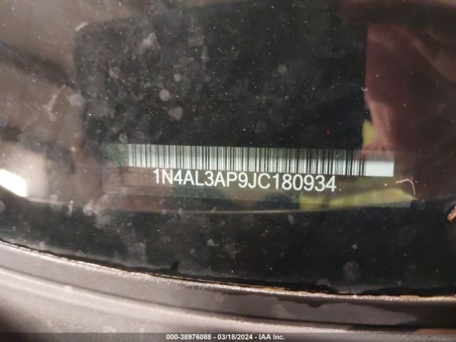 1N4AL3AP9JC180934 Nissan Altima 2.5 Sl