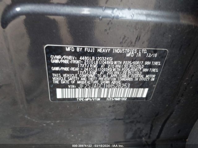 JF2SJAGC1HH528253 Subaru Forester 2.5i Premium