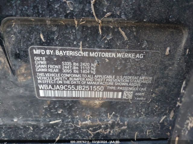 WBAJA9C55JB251550 BMW 530e Iperformance