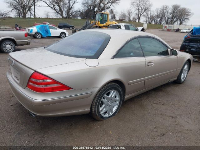 2002 MERCEDES-BENZ CL 500 WDBPJ75J62A022490 Photo 3
