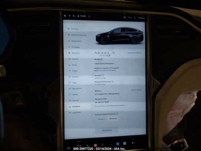 5YJXCBE20HF044072 Tesla Model X 100d/75d/90d
