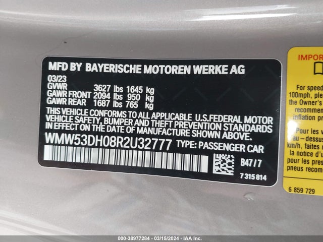 2024 MINI HARDTOP WMW53DH08R2U32777 Photo 8