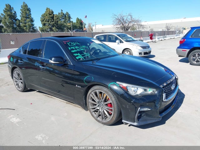 38977399 :رقم المزاد ، JN1FV7AP1KM760694 vin ، 2019 Infiniti Q50 3.0t Red Sport 400 مزاد بيع