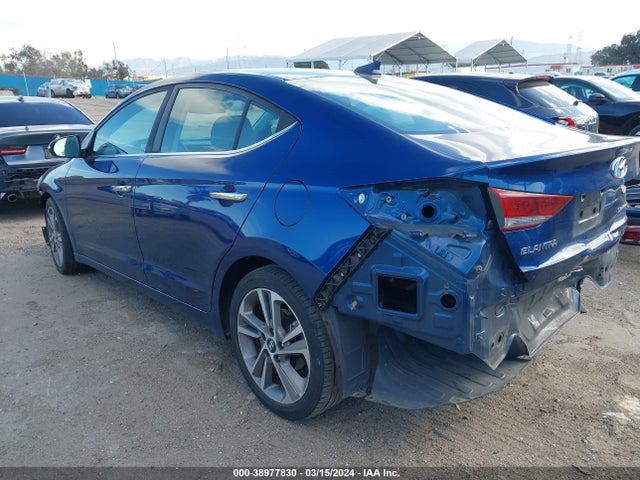 Hyundai Elantra Limited 2017 5NPD84LF8HH070779 Image 3