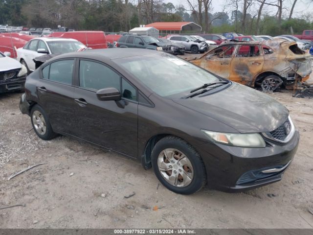 Auction sale of the 2014 Honda Civic Lx, vin: 2HGFB2F52EH535774, lot number: 38977922