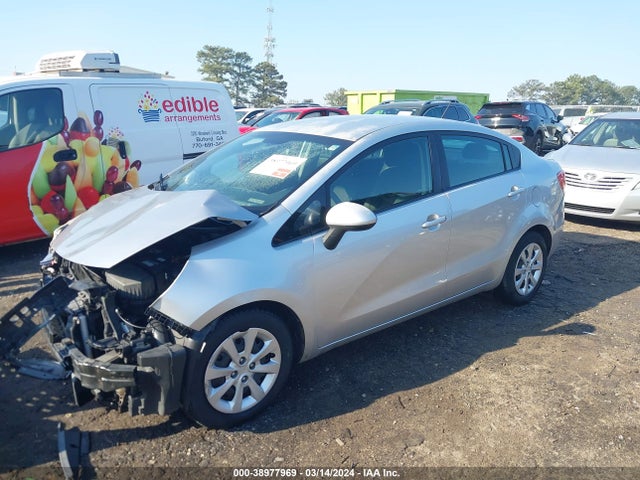 KIA RIO LX 2014 KNADM4A35E6337304 Image 2