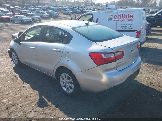 KIA RIO LX 2014 KNADM4A35E6337304 Image 3