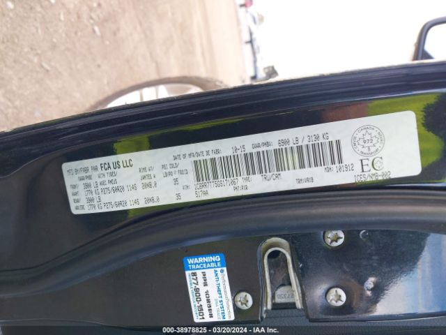 1C6RR7TT5GS171067 RAM 1500 Slt