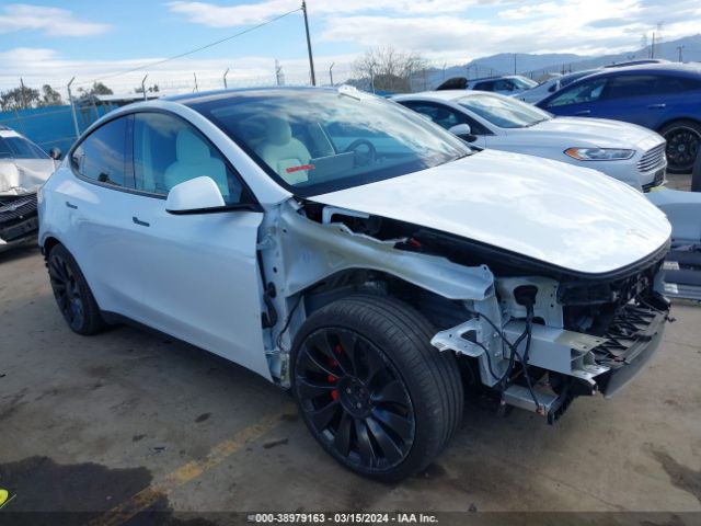 Продажа на аукционе авто 2022 Tesla Model Y Performance Dual Motor All-wheel Drive, vin: 7SAYGDEF1NF562875, номер лота: 38979163