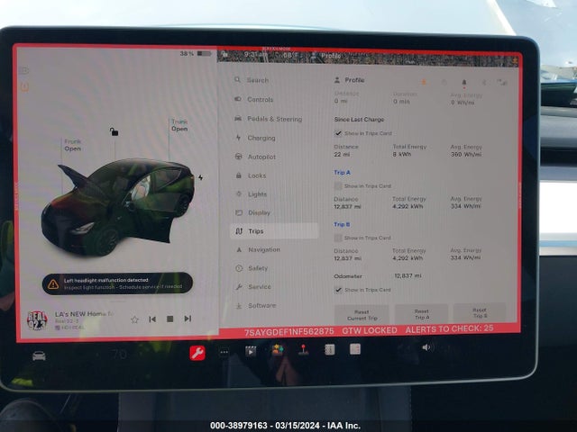 7SAYGDEF1NF562875 Tesla Model Y Performance Dual Motor All-wheel Drive