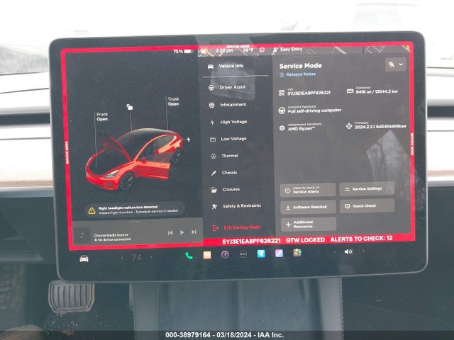 Tesla Model 3 Rear-wheel Drive 2023 5YJ3E1EA8PF626221 Image 18
