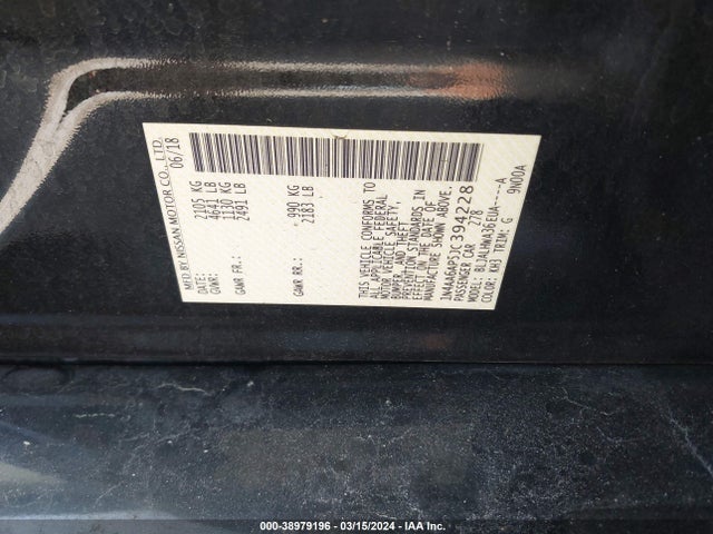 Nissan Maxima 3.5 Platinum 2018 1N4AA6AP5JC394228 Image 9