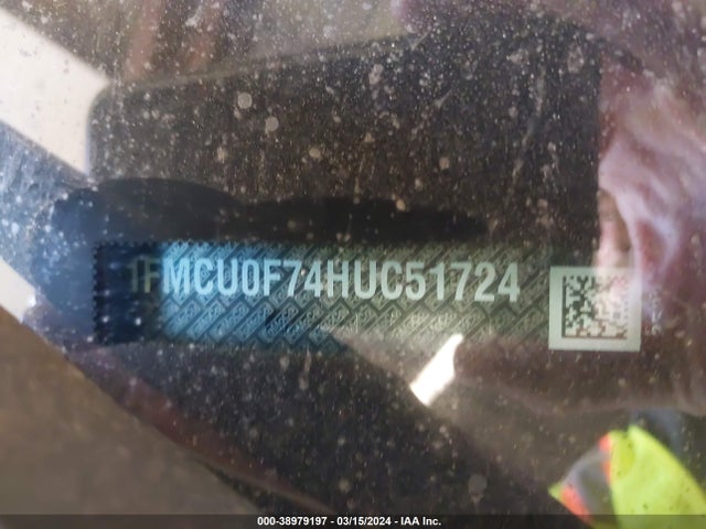 Ford ESCAPE S 2017 1FMCU0F74HUC51724 Image 9