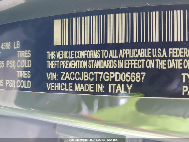 Jeep Renegade Trailhawk 2016 ZACCJBCT7GPD05687 Image 9