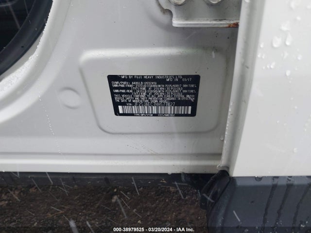 Subaru Forester 2.5i Premium 2017 JF2SJAEC7HH577427 Image 9