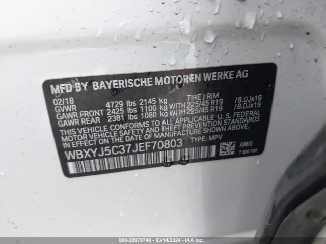 WBXYJ5C37JEF70803 BMW X2 Xdrive28i