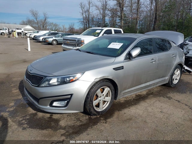 KIA Optima Lx 2014 KNAGM4A74E5484395 Image 2
