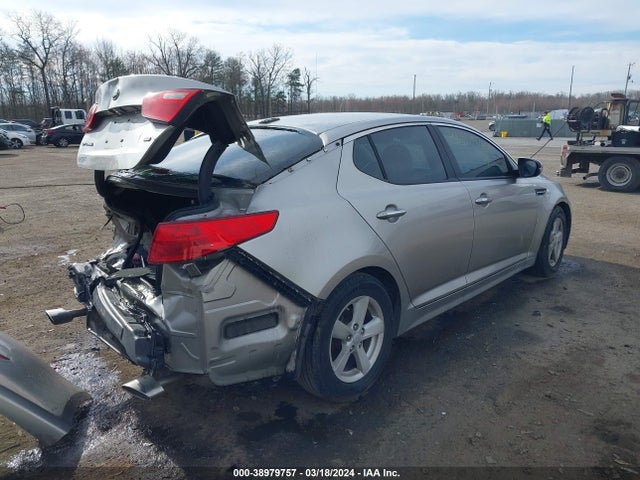 KIA Optima Lx 2014 KNAGM4A74E5484395 Image 4