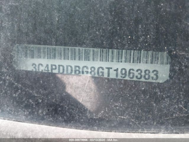 3C4PDDBG8GT196383 Dodge Journey Sxt