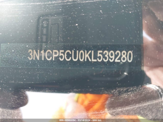 Nissan KICKS SV 2019 3N1CP5CU0KL539280 Image 9